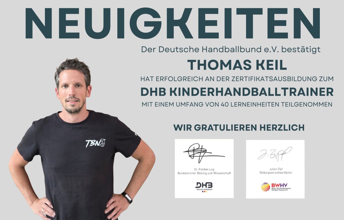 Thomas Keil Dhb Kinderhandball Trainer